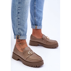 Shoes Model Rosefalls 20153 Dark Beige Leather - Step in style 1
