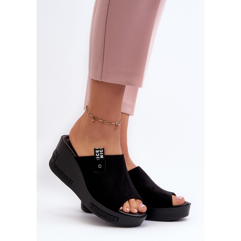 Sandal Flip-flops Model Vleni 58291 Black - Step in style 1