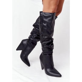 Boots Model Lu Boo XW37355 Black Leather - Step in style 1