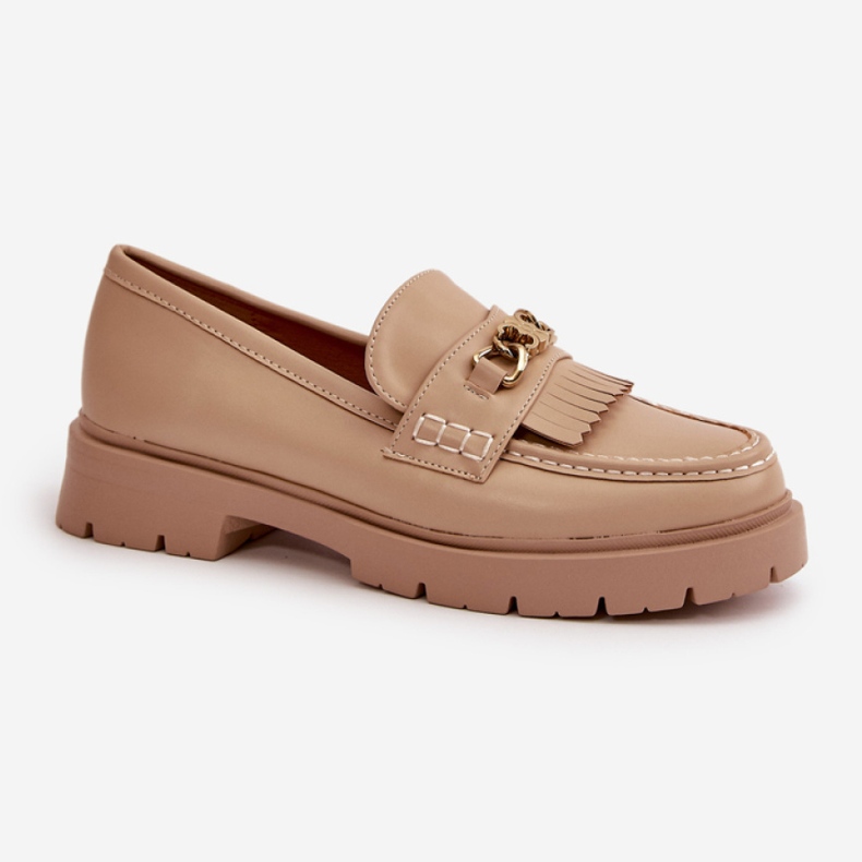 Moccasins Model Zanita GQ8-010 Beige - Step in style 2