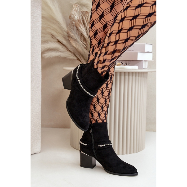 Boots Model Hanalen NS356 Black - Step in style 1