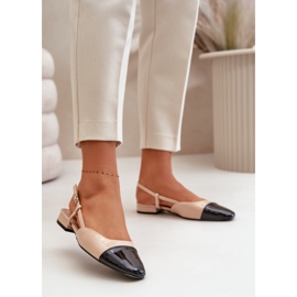 Ballet flats Model Kairael YK-03 Beige - Step in style 1