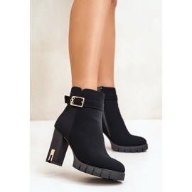 Boots Model Taitra HB-258 Black - Step in style 1