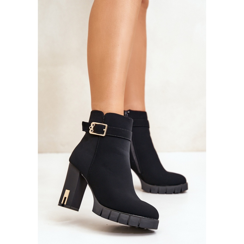 Boots Model Taitra HB-258 Black - Step in style 1