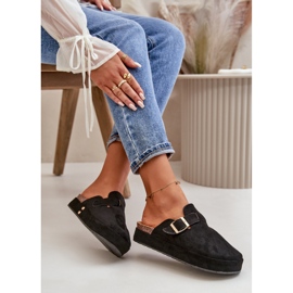 Slippers Model Terilain TL8-123 Black - Step in style 1