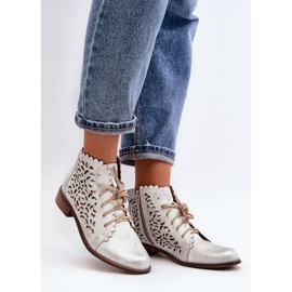 Boots Model Zazoo 2871/005 Silver - Step in style grey 1