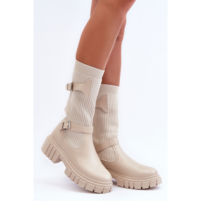 Boots Model Abroze 55-80 Beige - Step in style 2