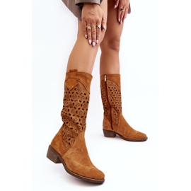 Boots Model Ndulu 4043 Camel - Step in style brown 1