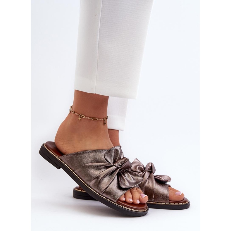 Sandal Flip-flops Model Nelvira RMR2266-8 Copper - Step in style brown 1