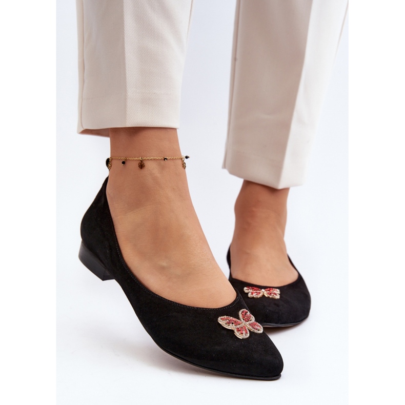 Ballet flats Model Zazoo 2887/002 Black - Step in style 2