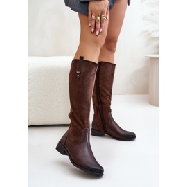 Boots Model Ivasira ASA198-22 Brown - Step in style 1