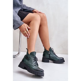 Boots Model Zazoo 60483 Dark Green - Step in style 1
