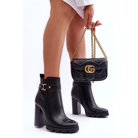 Boots Model Liani F38 Black Leather - Step in style 1