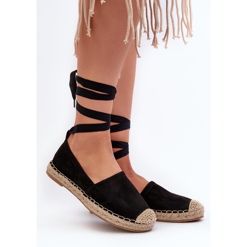 Espadrilles Model Ismanne B-727 Black - Step in style 1