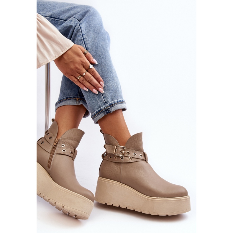 Boots Model Zazoo 1752 Beige - Step in style 2