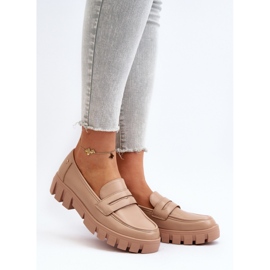 Moccasins Model Seravisa 58275 Beige - Step in style 1