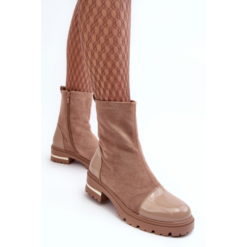 Boots Model Shendete JJ46P Beige - Step in style 2
