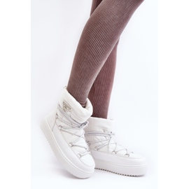 Snow boots Model Fleure NB606 White - Step in style 1