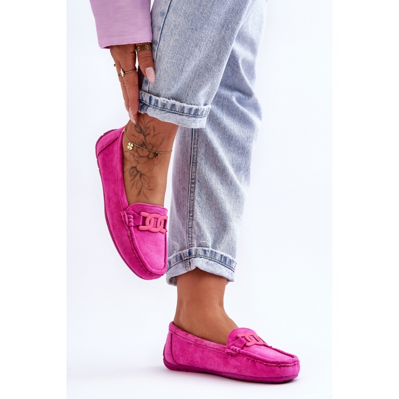 Moccasins Model Rabell DF711 Pink - Step in style 2
