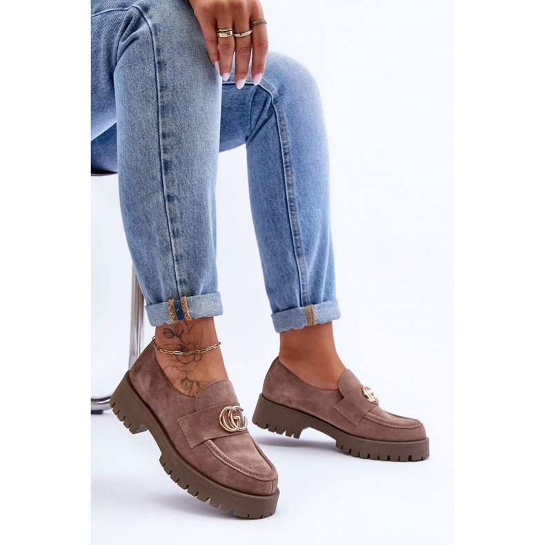 Shoes Model Rosefalls 20153 Dark Beige Suede - Step in style 2