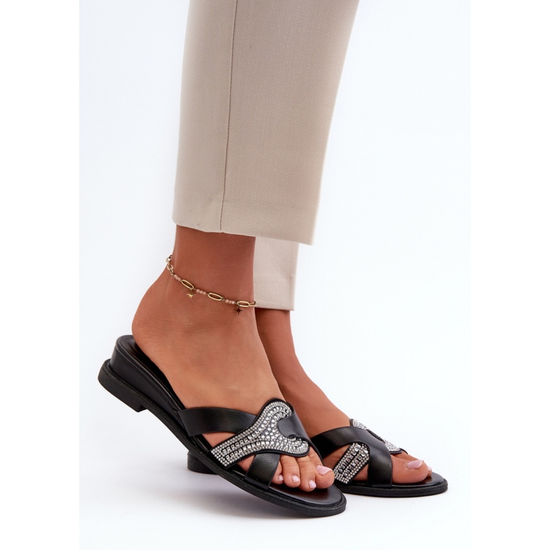 Sandal Flip-flops Model Asysa WD182 Black - Step in style 1