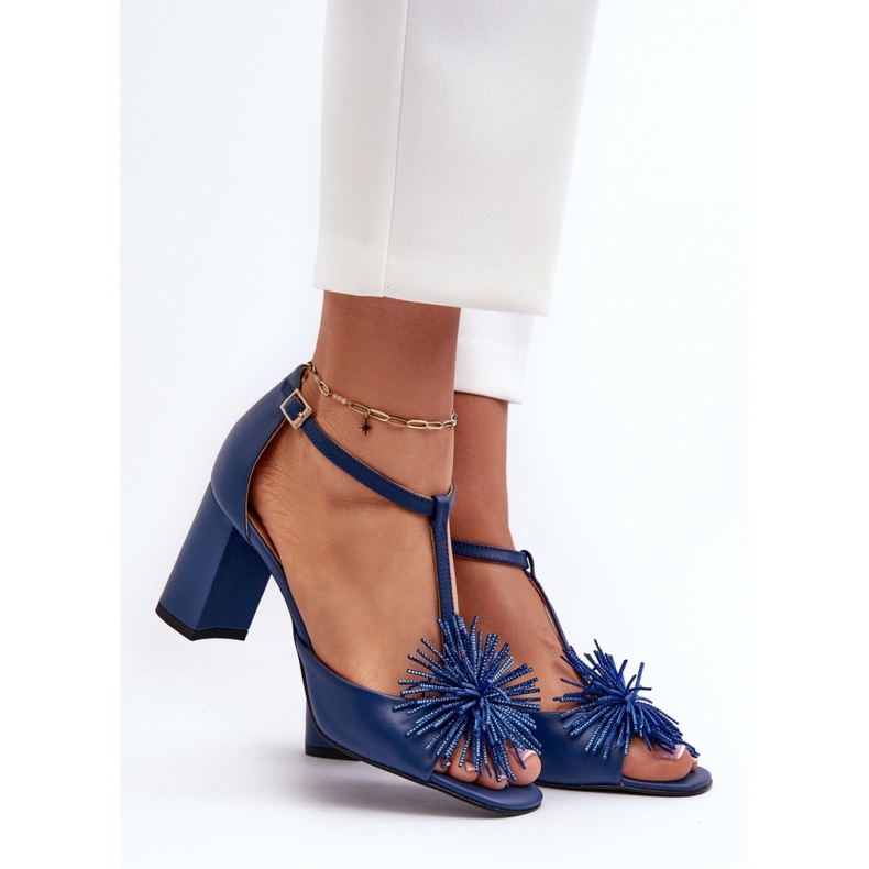 Sandals Model Laura Messi 2758 Navy - Step in style 1
