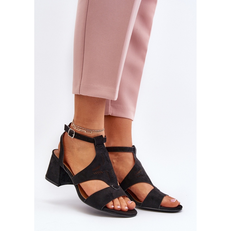 Sandals Model Eleriva N24-028 Black - Step in style 1