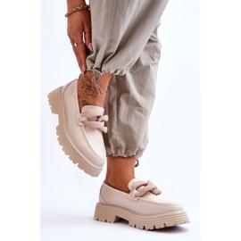 Moccasins Model Big Star LL274581 Beige - Step in style 1