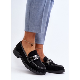 Moccasins Model S.Barski HY3350A Black - Step in style 1