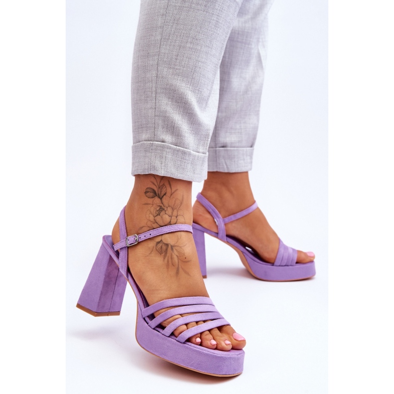 Sandals Model Verda ZY222 Violet - Step in style 2