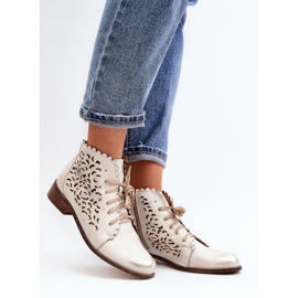 Boots Model Zazoo 2871/004 Gold - Step in style yellow 1