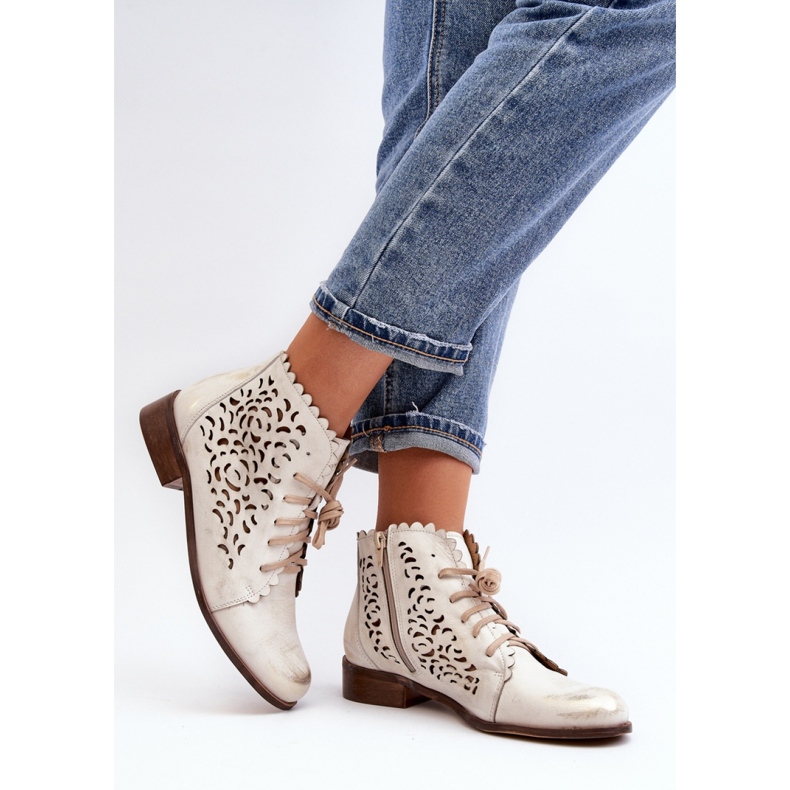 Boots Model Zazoo 2871/004 Gold - Step in style yellow 2