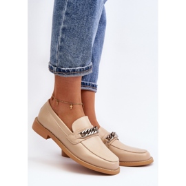 Moccasins Model Nohlies 1145 Beige - Step in style 1