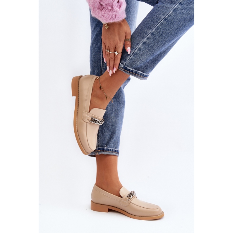 Moccasins Model Nohlies 1145 Beige - Step in style 2