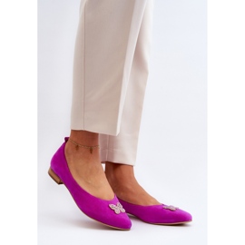 Ballet flats Model Zazoo 2887/067 Fuchsia - Step in style pink 1