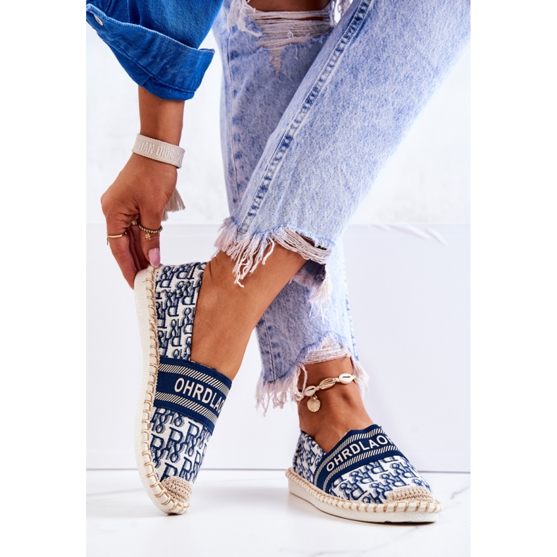 Espadrilles Model Warm Time NB358P Blue - Step in style 1