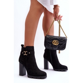 Boots Model Liani F38-1 Black Suede - Step in style 1