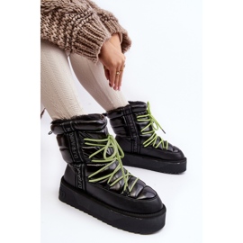 Snow boots Model D.Franklin DFSH371007 Black - Step in style 1