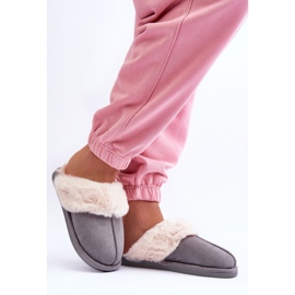 Slippers Model Pinky BO-609 Gray - Step in style grey 1