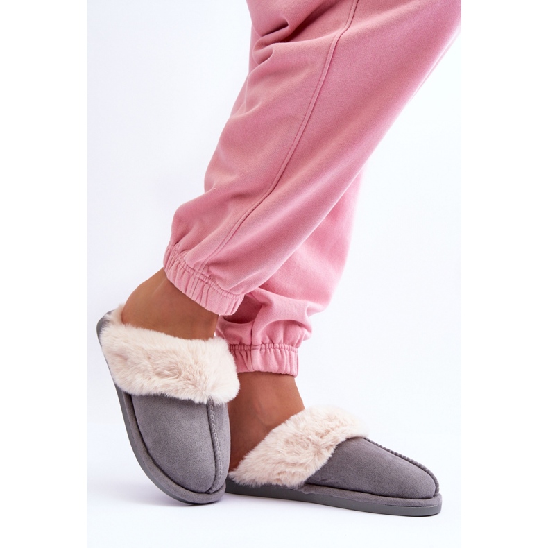 Slippers Model Pinky BO-609 Gray - Step in style grey 1