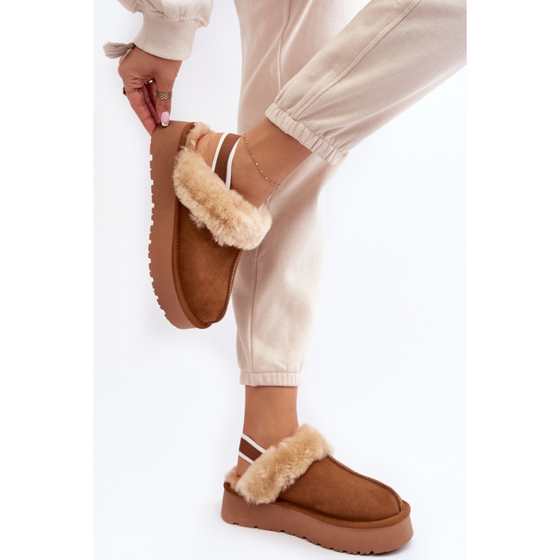 Slippers Model Sophienne W5827 Camel - Step in style brown 2
