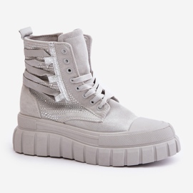 Sneakers Model Zaidria EV-337 Gray - Step in style grey 2