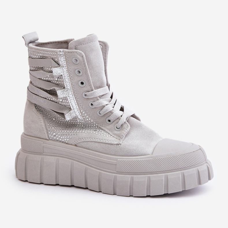 Sneakers Model Zaidria EV-337 Gray - Step in style grey 2