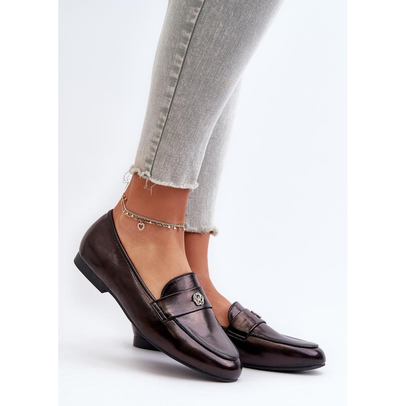 Moccasins Model Sylvaine 24PB98-6990 Black - Step in style 1