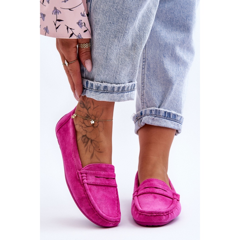 Moccasins Model Lenvie FT245 Pink - Step in style 1