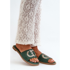 Sandal Flip-flops Model S.Barski KV27-052 Green - Step in style 1