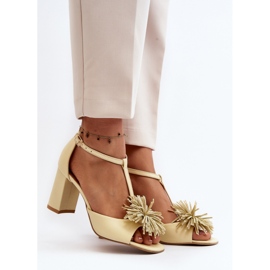 Sandals Model Laura Messi 2758 Beige - Step in style 1