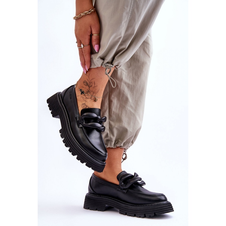 Moccasins Model Big Star LL274580 Black - Step in style 1