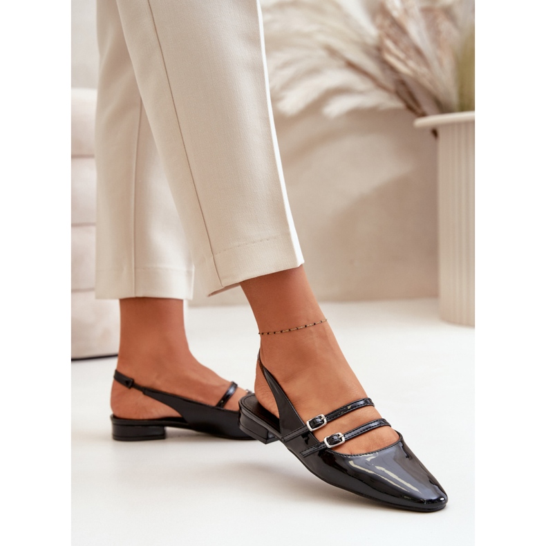Ballet flats Model Bialettia YK-05 Black - Step in style 1