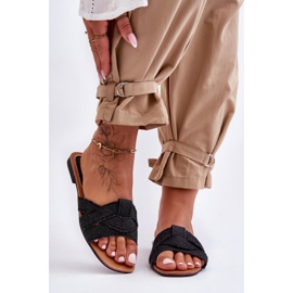 Sandal Flip-flops Model Aversa W-112 Black - Step in style 1